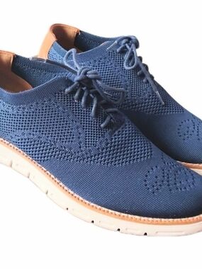 Men's Blue Nautica Wingdeck Oxford Casual Dress Shoes Size 8